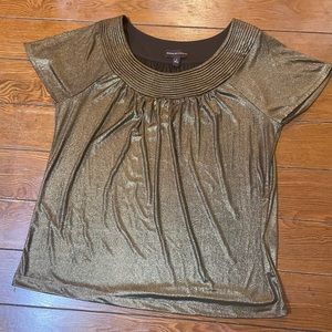 Dana Buchman metallic top M